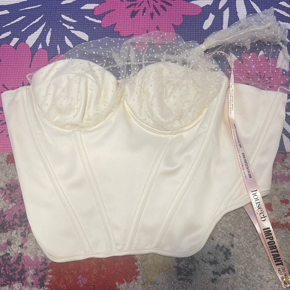 House of CB CROP TOP Bustiers  brand new